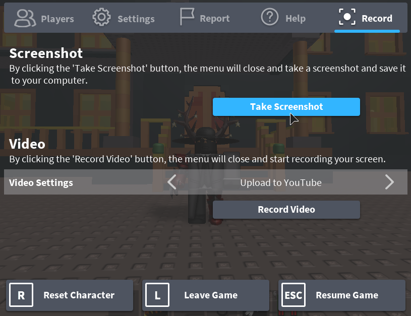 Screenshot Roblox Wikia Fandom Powered By Wikia - allowing players to take pictures by clicking on take screenshot alternatively you can click print screen on most qwerty keyboards