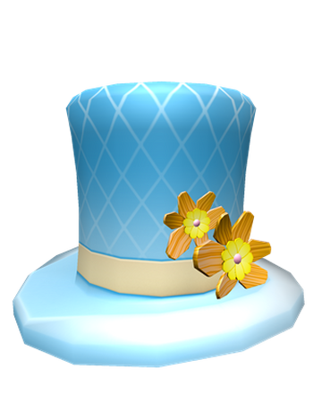 Xzhbtd5k39icym - blue and yellow top hat roblox