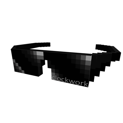 8 Bit Clockwork Shades Roblox Wikia Fandom - roblox mlg glasses transparent