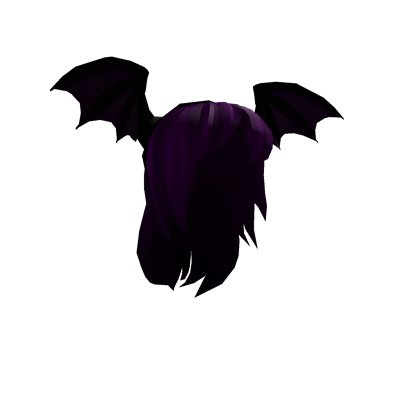 Bat Headband With Purple Hair Roblox Wikia Fandom - purple robux purple free hair roblox