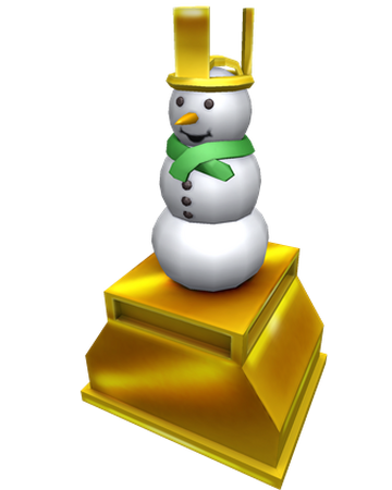 Roblox Winter Games 2014 Gold Trophy Roblox Wikia Fandom
