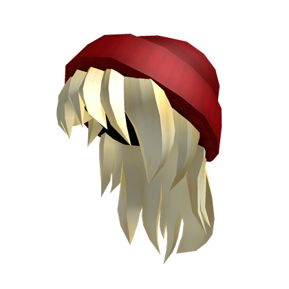 Red Beanie Blonde Hair Roblox Wikia Fandom Powered By - 