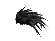 Black Loose Pigtail Buns Roblox