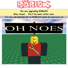 Maintenance Roblox Wikia Fandom - were making things more awesome be back soon roblox