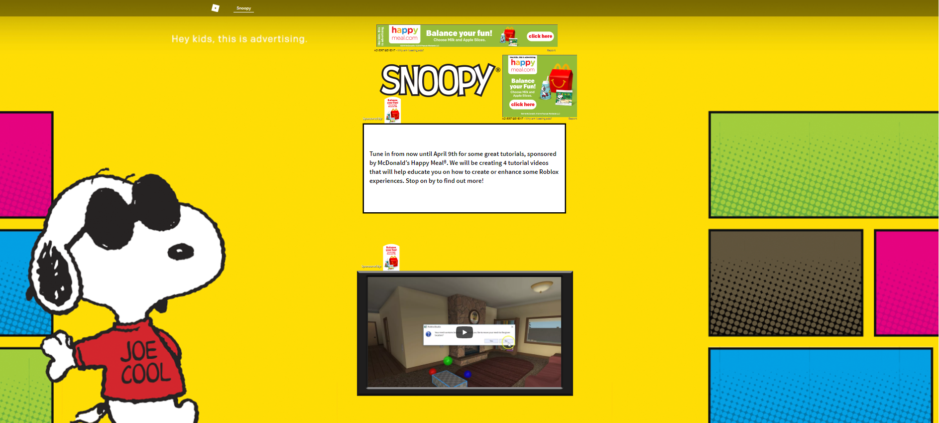 Snoopy Roblox Wikia Fandom Powered By Wikia - tutorial videos roblox