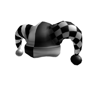 Black White Jester Hat Roblox Wikia Fandom - jester egg roblox