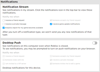 Roblox Game Update Notifications
