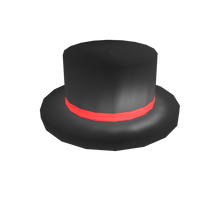 Red Banded Top Hat Roblox Wikia Fandom