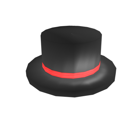 Red Banded Top Hat Roblox Wikia Fandom - how to make your own roblox hat for free