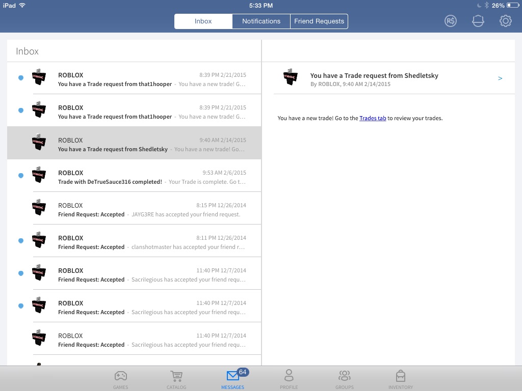 Roblox Trade Ipad