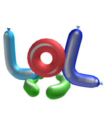 Lol Balloon Hat Roblox Wikia Fandom