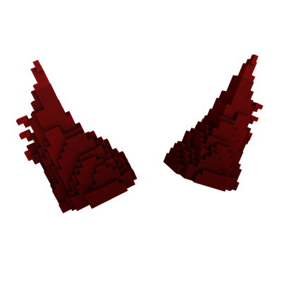 8 Bit Crimson Horns Of Pwnage Roblox Wikia Fandom - 