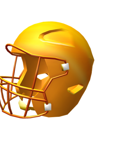 Golden Football Helmet Of Participation Roblox Wikia Fandom - gold roblox hat template