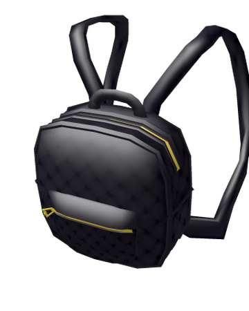 Black Luxury Backpack Roblox Wikia Fandom