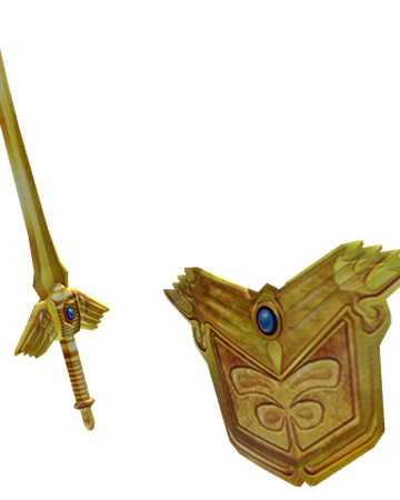 Epic Golden Sword And Shield Roblox Wikia Fandom