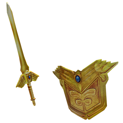 Epic Golden Sword And Shield Roblox Wikia Fandom - redcliff wings roblox wikia fandom powered by wikia