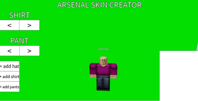 Arsenal Skin Creator Arsenal Wiki Fandom