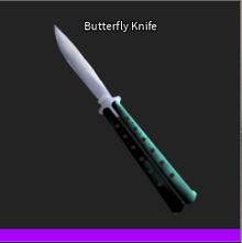 Arsenal Butterfly Knife - how to make custom knife skin in roblox