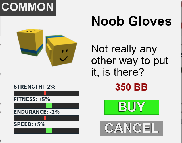 Noob Gloves ROBOXING Wiki Fandom