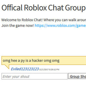 Roblox Chat Wiki Fandom - roblox chat group