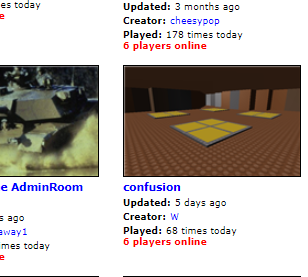 Roblox 2008 Website