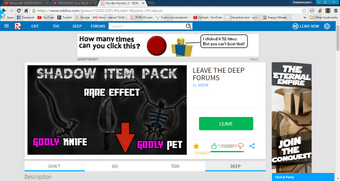 Don T Leave The Deep Forums Double Creepypasta Roblox