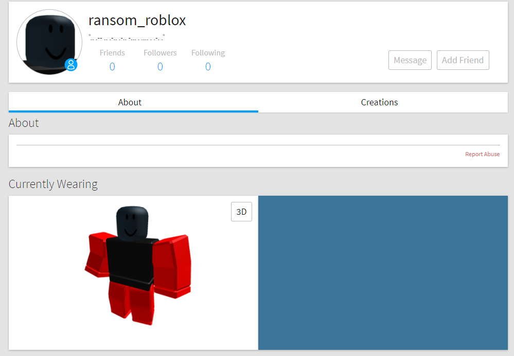 Ransom Roblox Roblox Creepypasta Wiki Fandom - a player named loom 107 roblox creepypasta wiki fandom