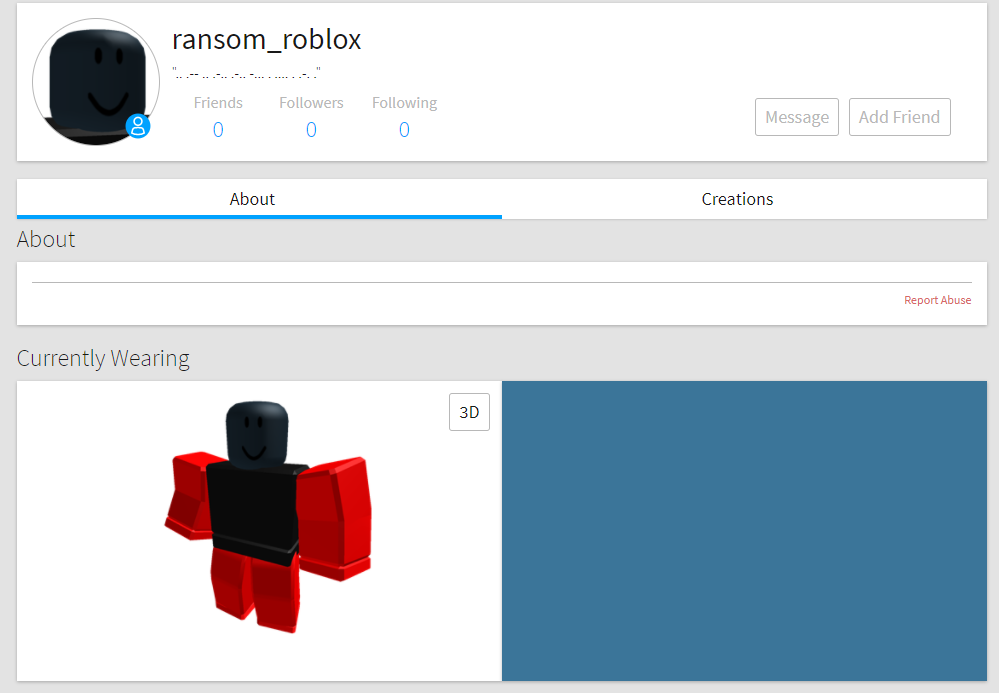 Ransom Roblox Roblox Creepypasta Wiki Fandom - llo roblox