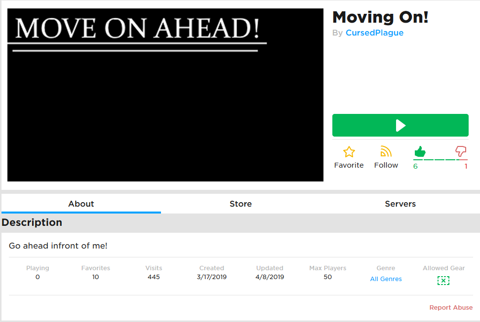 Moving On Roblox Creepypasta Wiki Fandom Powered By Wikia - how to like and favorite roblox games