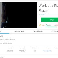 Work At A Pizza Place Roblox Script