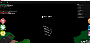 Blox Watch Fandom - guest 666 in my game roblox hackers bloxwatch scary mystery in roblox creepy pasta in roblox دیدئو dideo