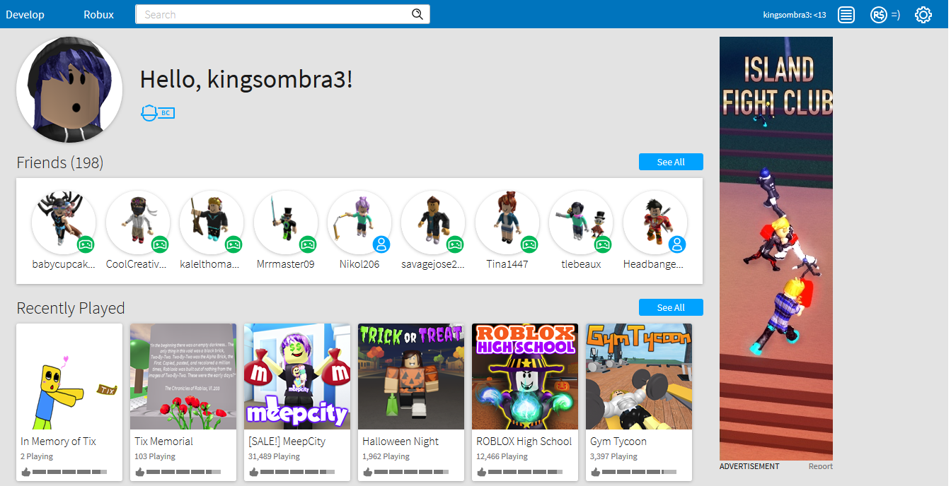roblox home screen pictures