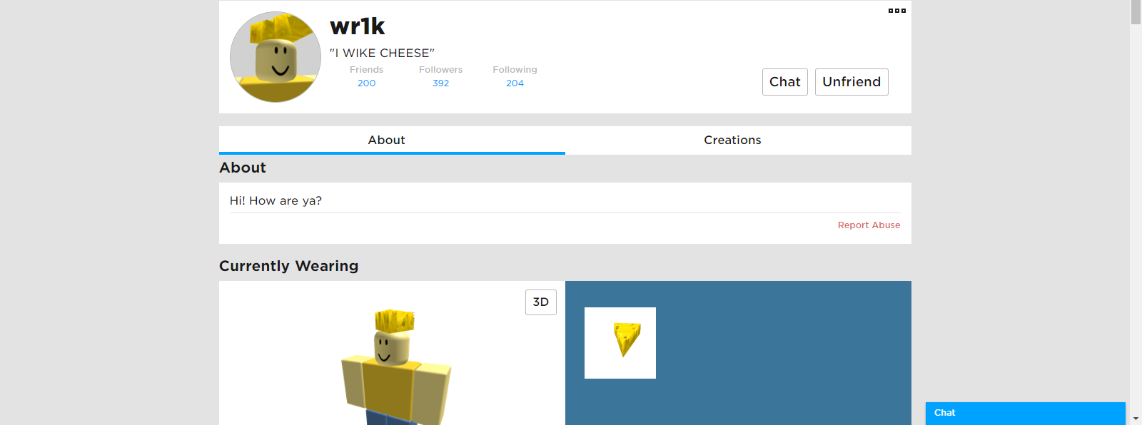 Roblox Profile Pic Typed