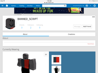 Roblox The User Banned Script Roblox Creepypasta Wiki Fandom - script trading roblox