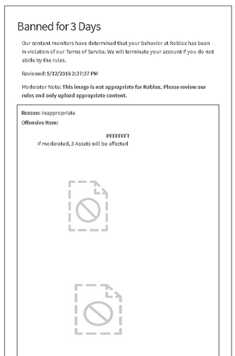 Roblox Bans Wiki