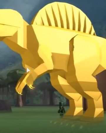 Golden Spino Roblox Dinosaur Hunter Wiki Fandom