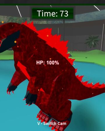 Fire Godzilla Roblox Dinosaur Hunter Wiki Fandom - dinosaur hunter roblox wiki