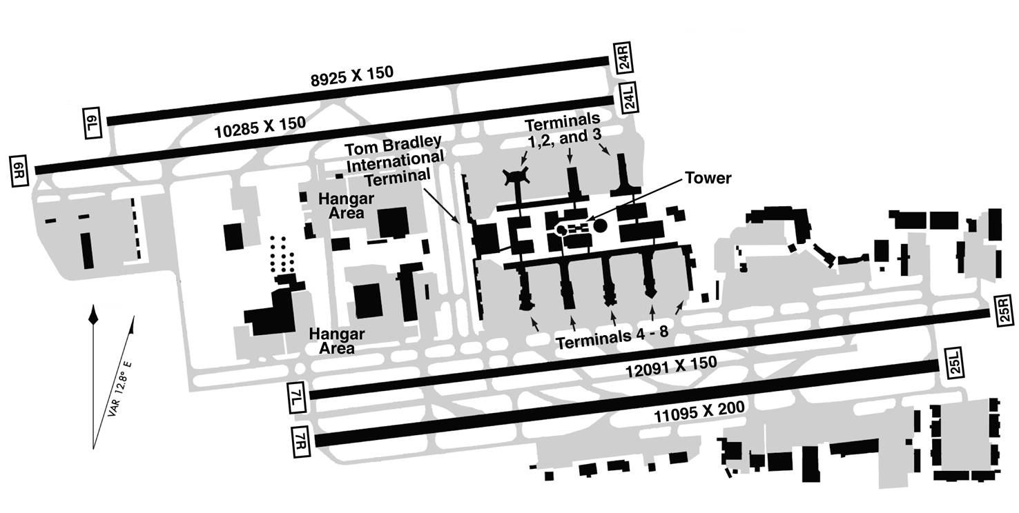 dfw airport runway map