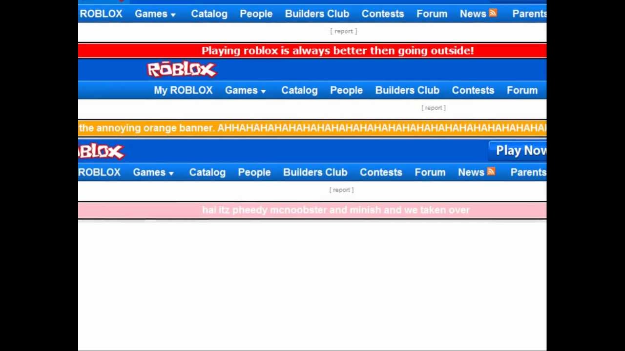2012 April Fools Incident Robloxian Myth Hunters Wiki Fandom - roblox hacked banners
