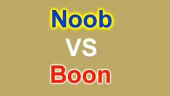 Noob Vs Boon Series Roblox Film Wiki Fandom - noob scale roblox