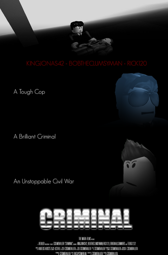 Criminal Roblox Film Wiki Fandom - criminal and mafia group roblox