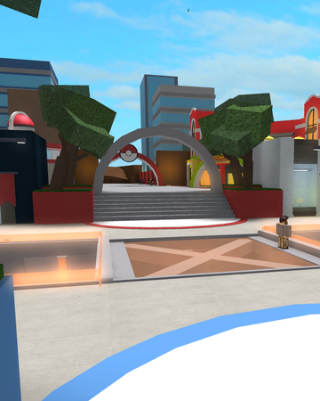 Anthian City Shopping District Pokemon Brick Bronze Wikia Fandom - roblox alone in a dark house walkthrough 2019