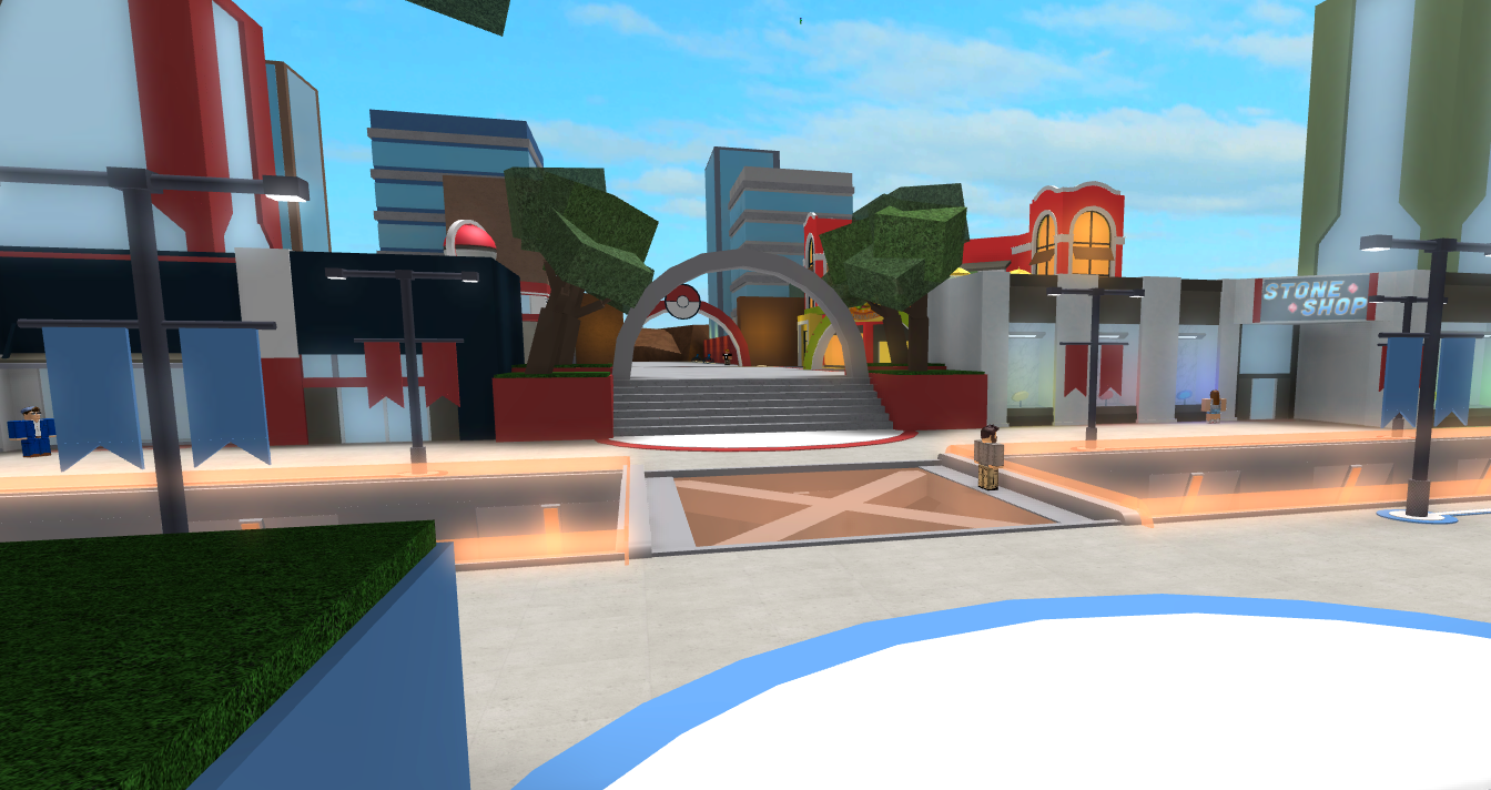 Anthian City Shopping District Pokemon Brick Bronze Wikia Fandom - roblox central district 2