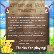 Do Not Play Or Advertise Fake Pbb Games Pokémon Brick - 