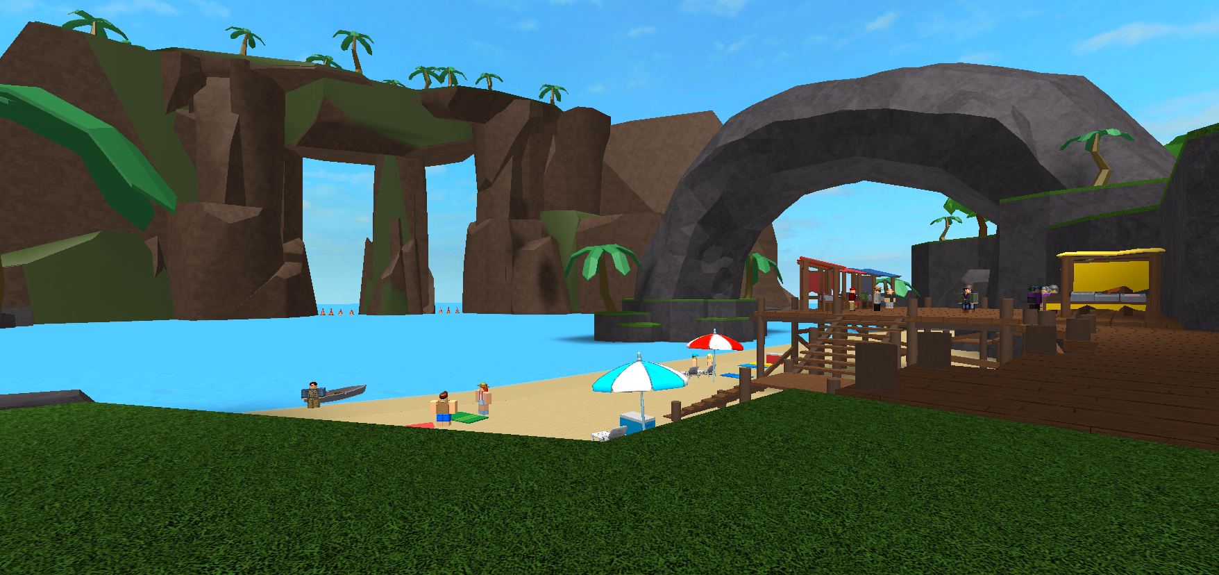 Decca Beach Pokemon Brick Bronze Wikia Fandom - roblox gameplay pokemon brick bronze route 18 aborille outpost