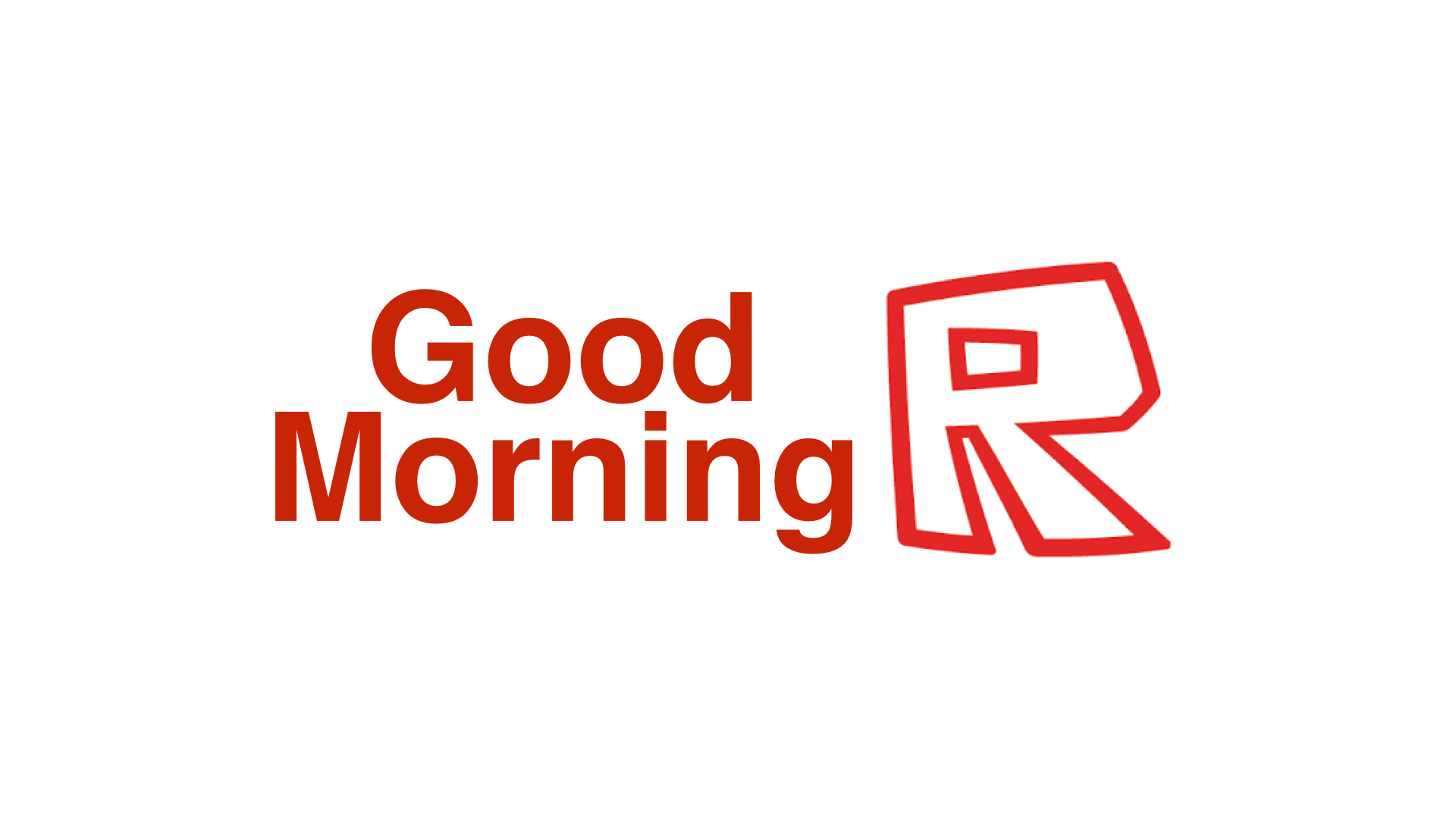 Good Morning Roblox Robloxian Tv Wiki Fandom - roblox logo 1920x1080