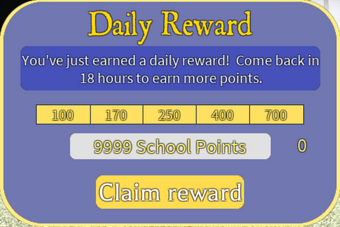 Robux Claim Reward