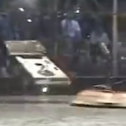Megabyte sends Sewer Snake flying.
