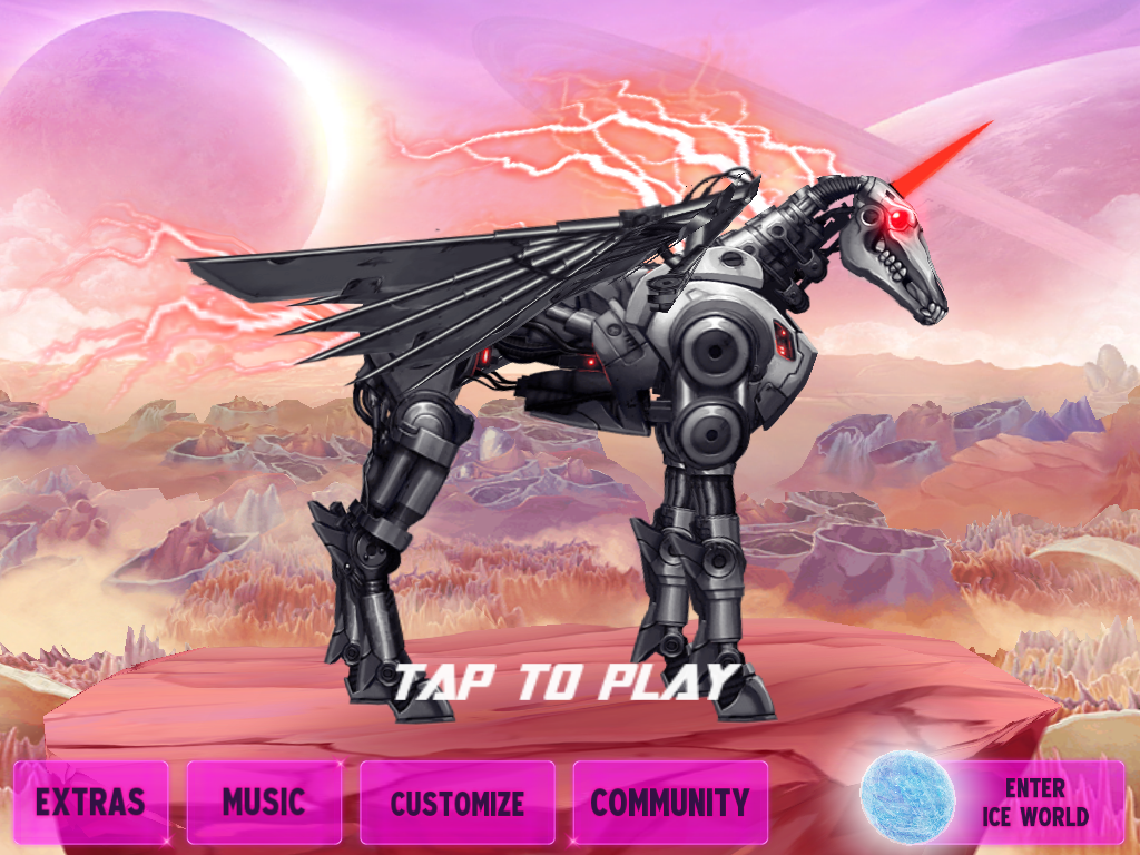 Robot Unicorn Attack Evolution 2 U-800 | Robot Unicorn Attack 2 Wiki | FANDOM powered by Wikia