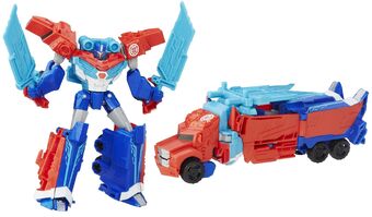 transformers robots in disguise optimus prime power surge